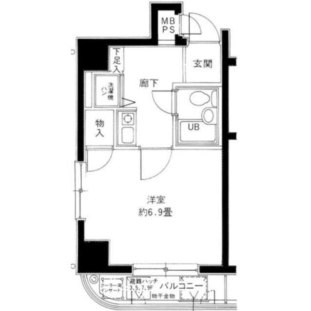 五反野駅 徒歩9分 3階の物件間取画像